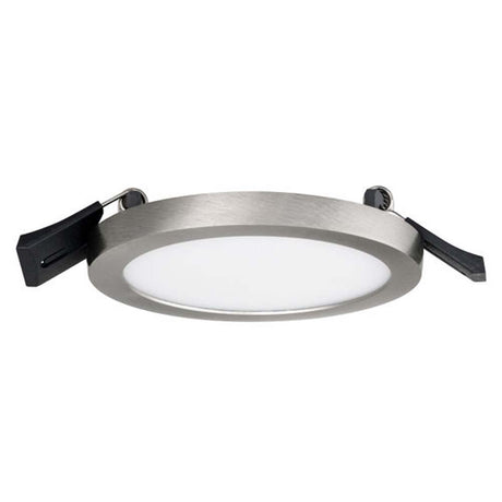 LUMINARIO FLAT-DECO NIQUEL 12W 6500K 120-240V ***HAE2025***