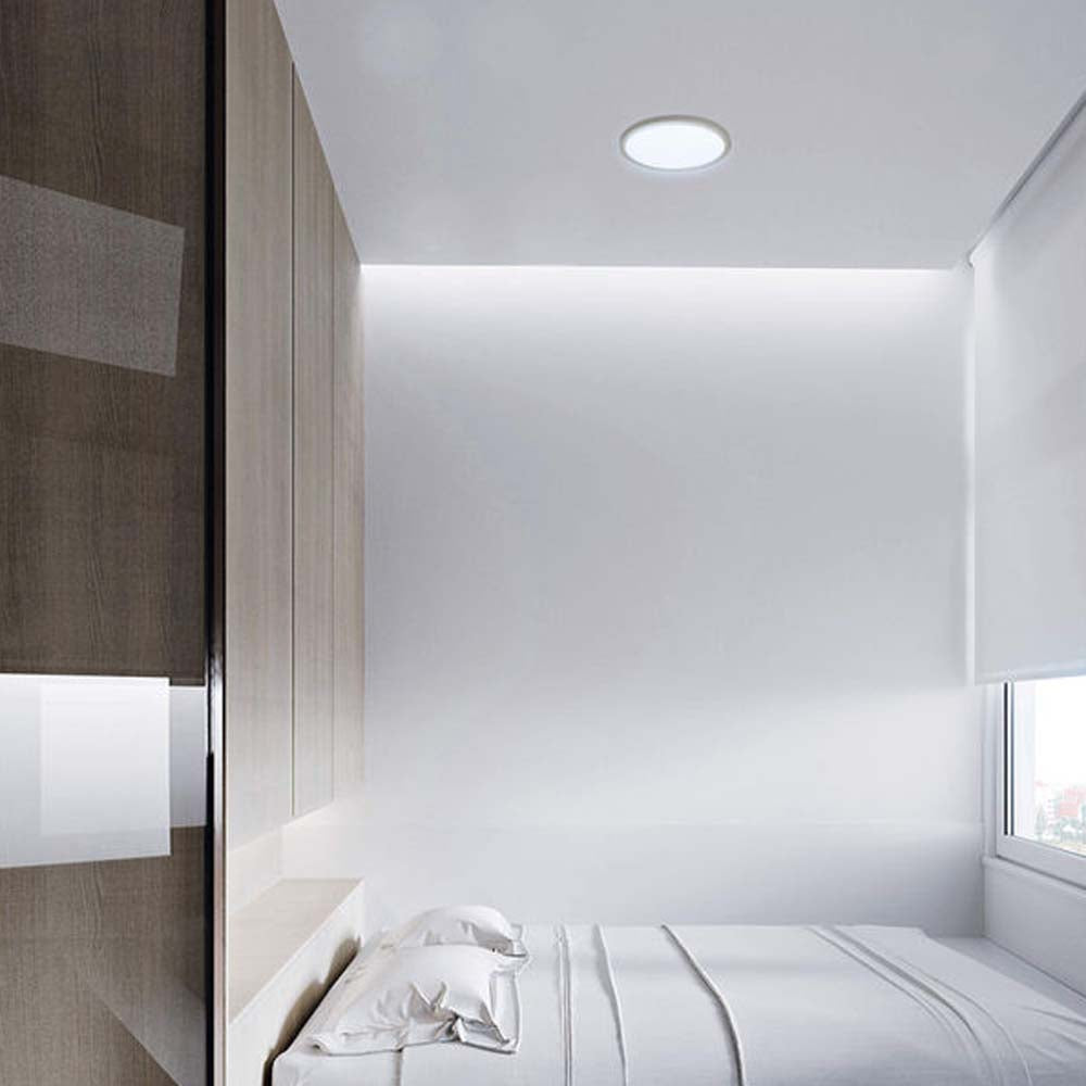 LUMINARIO FLAT-DECO NIQUEL 12W 6500K 120-240V ***HAE2025***