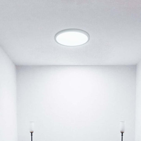 LUMINARIO FLAT-DECO NIQUEL 18W 2700K 120-240V ***HAE2025***