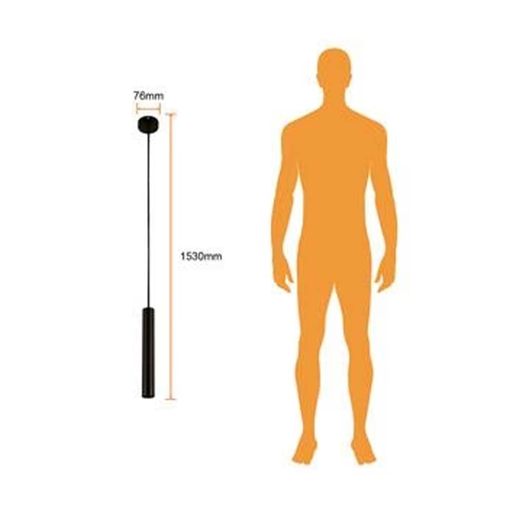 COLGANTE LED TECNOLITE EPSILON SMART 3W LUZ SUAVE CÁLIDA ATENUABLE COMPATIBLE CON APP MÓVIL Y ASISTENTES DE VOZ NEGRO ***TECNOLITE HAE***