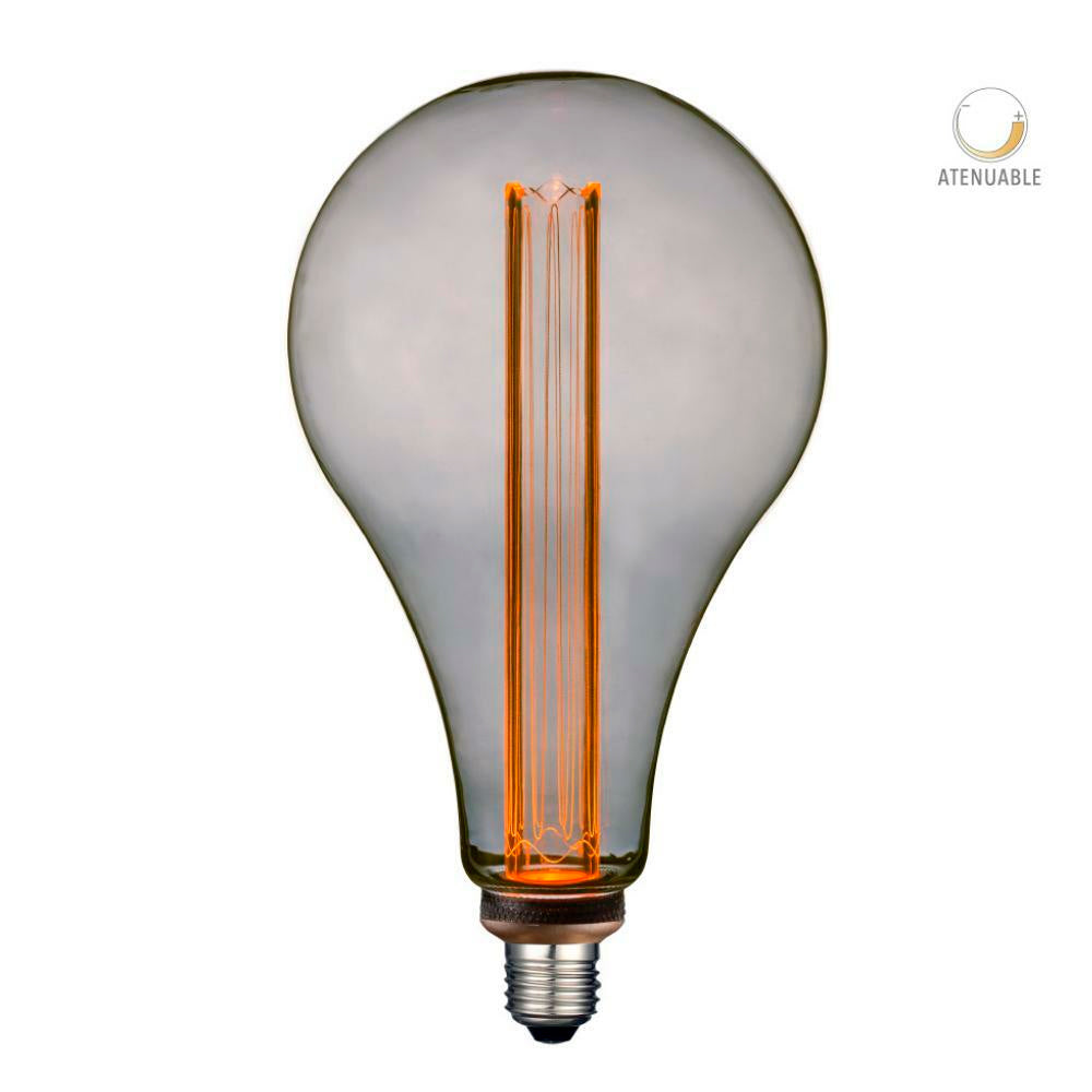 FOCO LED TECNOLITE ACRAB TIPO VINTAGE ATENUABLE 3.5W LUZ SUAVE CÁLIDA BASE E27 HUMO ***TECNOLITE HAE***