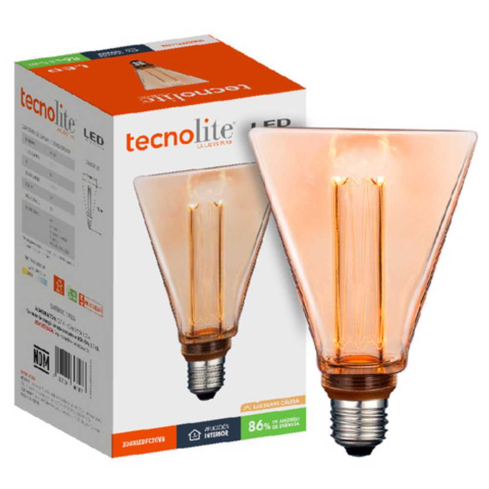 FOCO LED VINTAGE 3.5W/127V. 2000K LUZ SUAVE CALIDA 3DAXLEDFC20VA