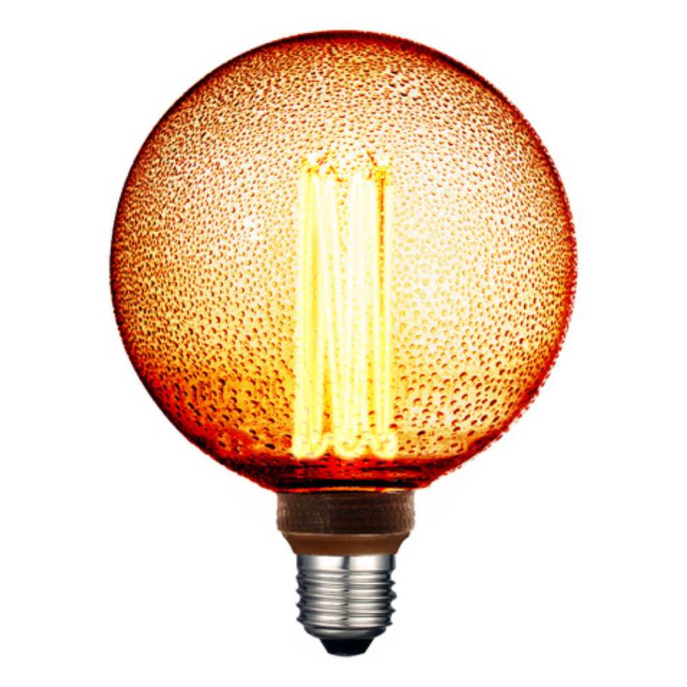 FOCO GLOBO LED VINTAGE 3.5W/127V. 2000K LUZ SUAVE CALIDA 3DG125LEDFC20VAS