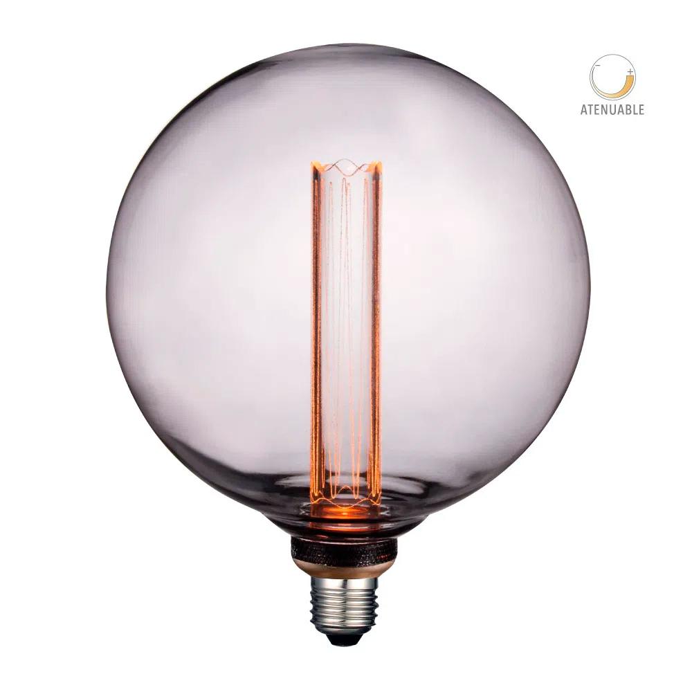 FOCO G200 VINTAGE LED 3.5 W LUZ AMBAR BASE E27 ATENUABLE 3DG200LEDFC20VH