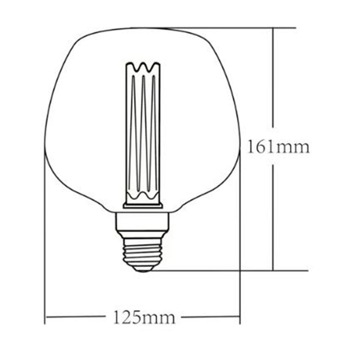 FOCO LED VINTAGE 3.5W/127V. 2000K LUZ SUAVE CALIDA 3DS123LEDFC20VA