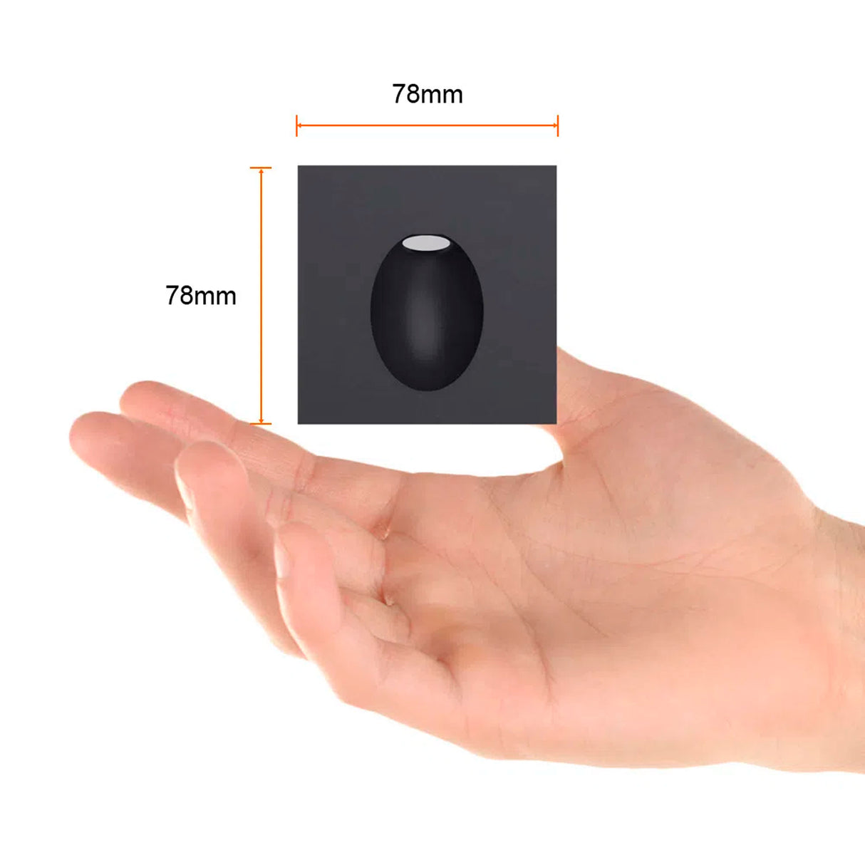LÁMPARA DE INTERIOR EMPOTRABLE LED CYNARA TECNOLITE 3W LUZ SUAVE CÁLIDA NEGRO