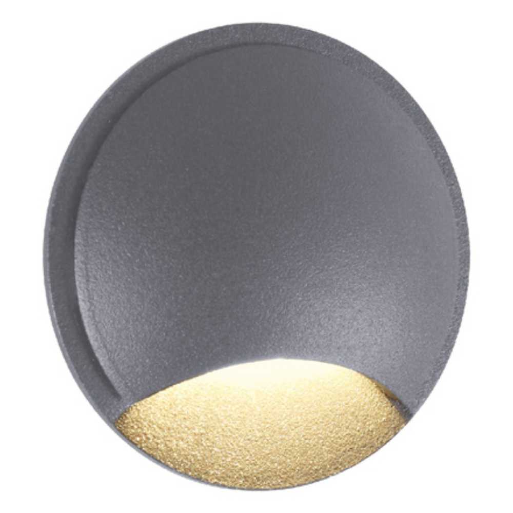 LUZ DE CORTESIA EMP. MURO 3W/100-240V. NEGRO OPACO SUPERBA I