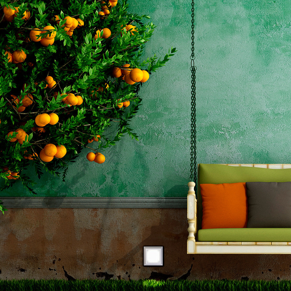 LÁMPARA LED DE EXTERIOR ANSHAN III TECNOLITE PARA SOBREPONER 2.5W LUZ BLANCA NEUTRA ***EXHIBIDO***