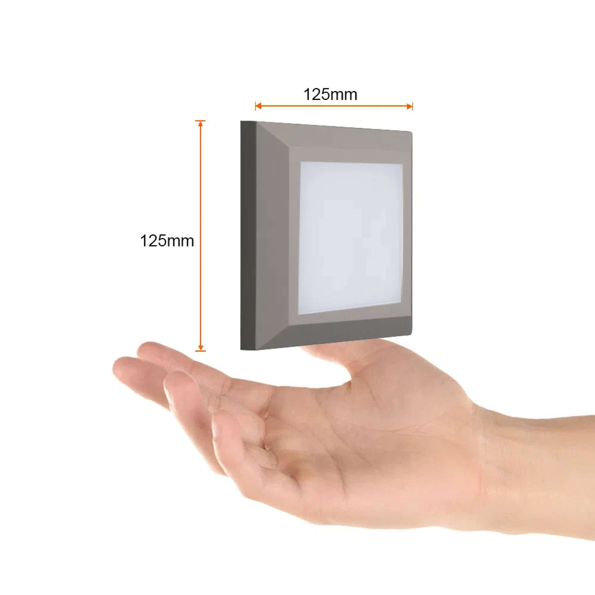 LAMPARA EXTERIOR LED 2.5W. ANSHAN III SOBREPONER LUZ BLANCA NEUTRA *** EXHIBIDO ***