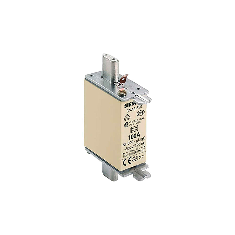 FUSIBLE NH SIEMENS 100AMP TAMAÑO 00 3NA3830