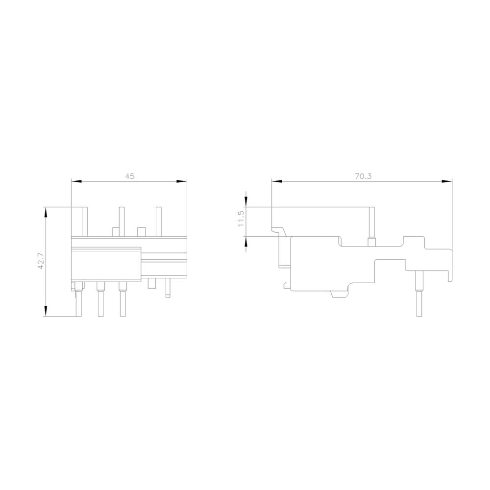 BLOQUE DE CONEXION ELECTRICO Y MECANICO MANCO POR AC Y DC MCA SIEMENS