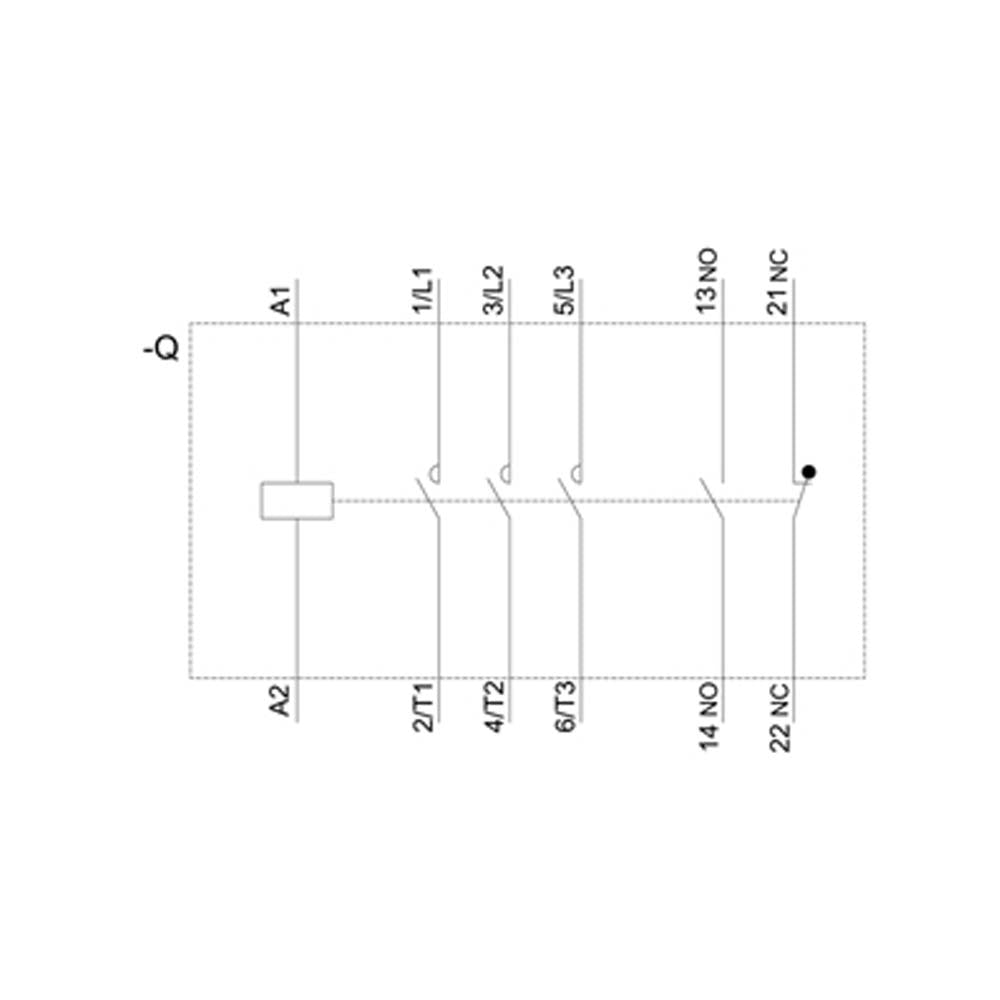 CONTACTOR SIRIUS S2 SIEMENS 25HP 220V 50HP 440V, 80A BOBINA 120VAC 1NA+1NC 3RT20381AK60