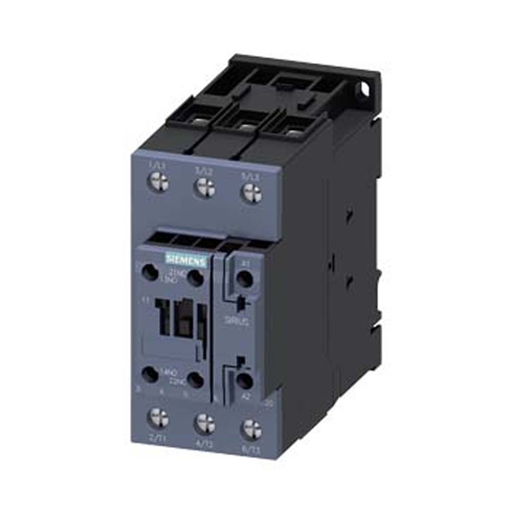CONTACTOR SIRIUS S2 SIEMENS 25HP 220V 50HP 440V 80A BOBINA 440VAC 1NA+1NC 3RT20381AR60