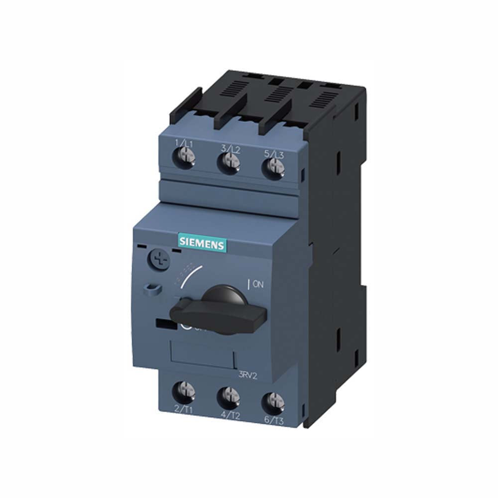 GUARDAMOTOR SIRIUS SIEMENS TAMAÑO S00 4.5-6.3A 100KA SIN BLOQUE DE CONTACTO 3RV20111GA10