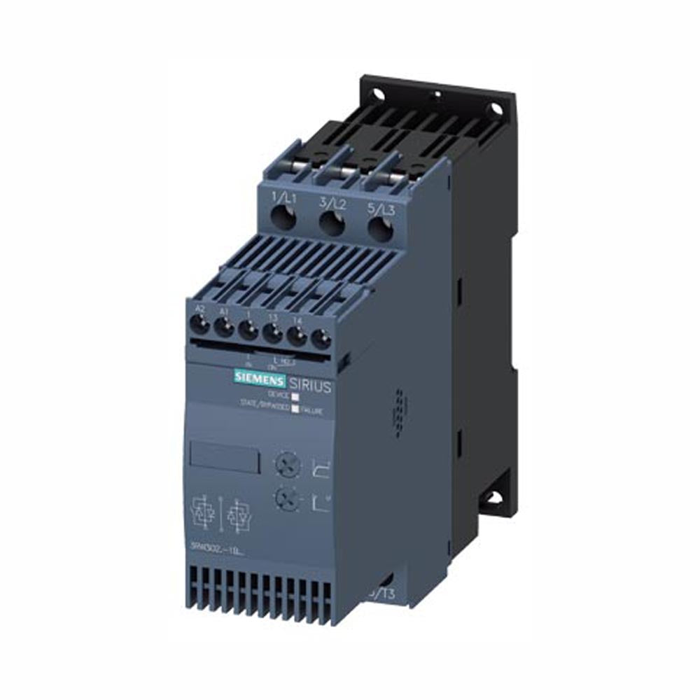 ARRANCADOR EDO SIEMENS SOLIDO 5/15HP UNIDAD SOLA 3RW30261BB14