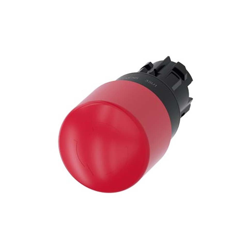 PULSADOR DE SETA PARADA 22MM REDONDO ROJO 3SU1000-1GB20-0AA0 SIEMENS