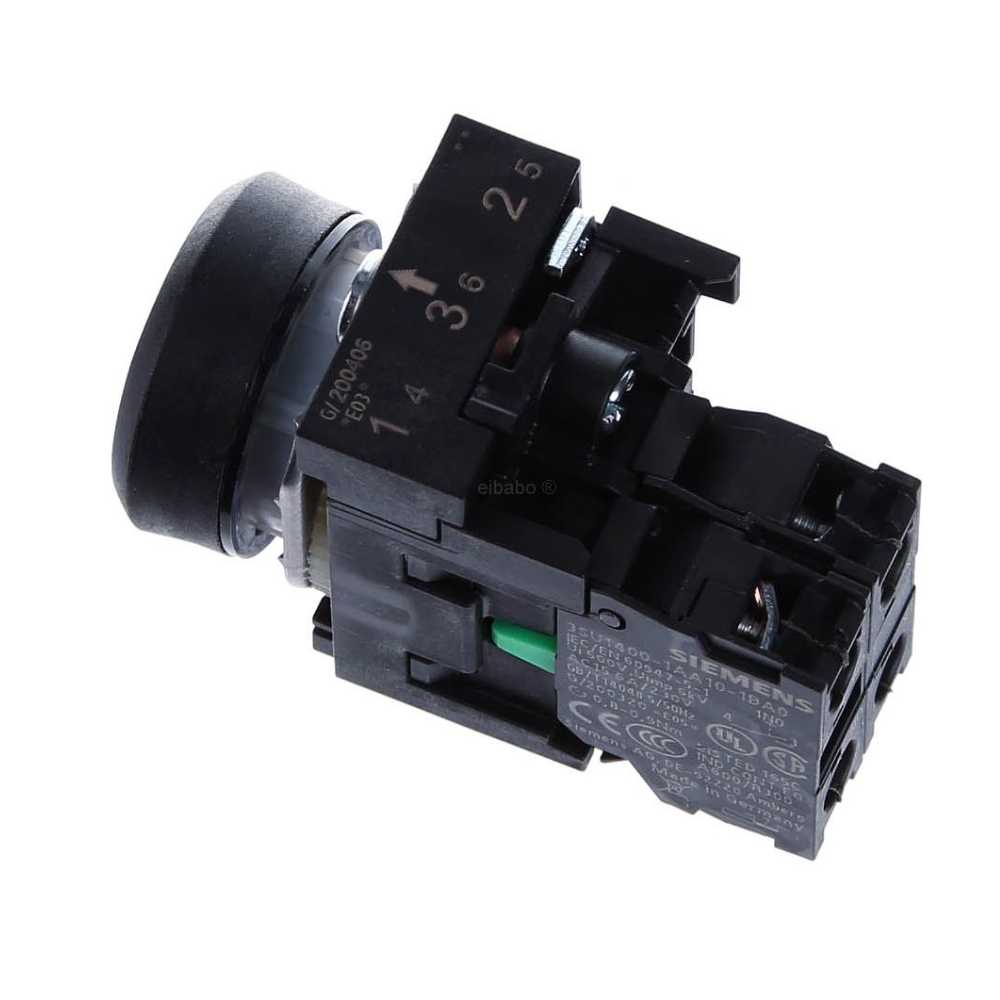 BOTON PULSADOR ROJO ILUMINARIO 110/120VCC/CA 1NA+1NC+LED 3SB32510AA21 A7B10000002635 SIEMENS