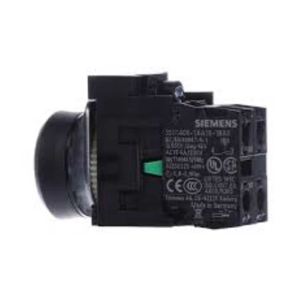 BOTON PULSADOR ROJO ILUMINARIO 110/120VCC/CA 1NA+1NC+LED 3SB32510AA21 A7B10000002635 SIEMENS