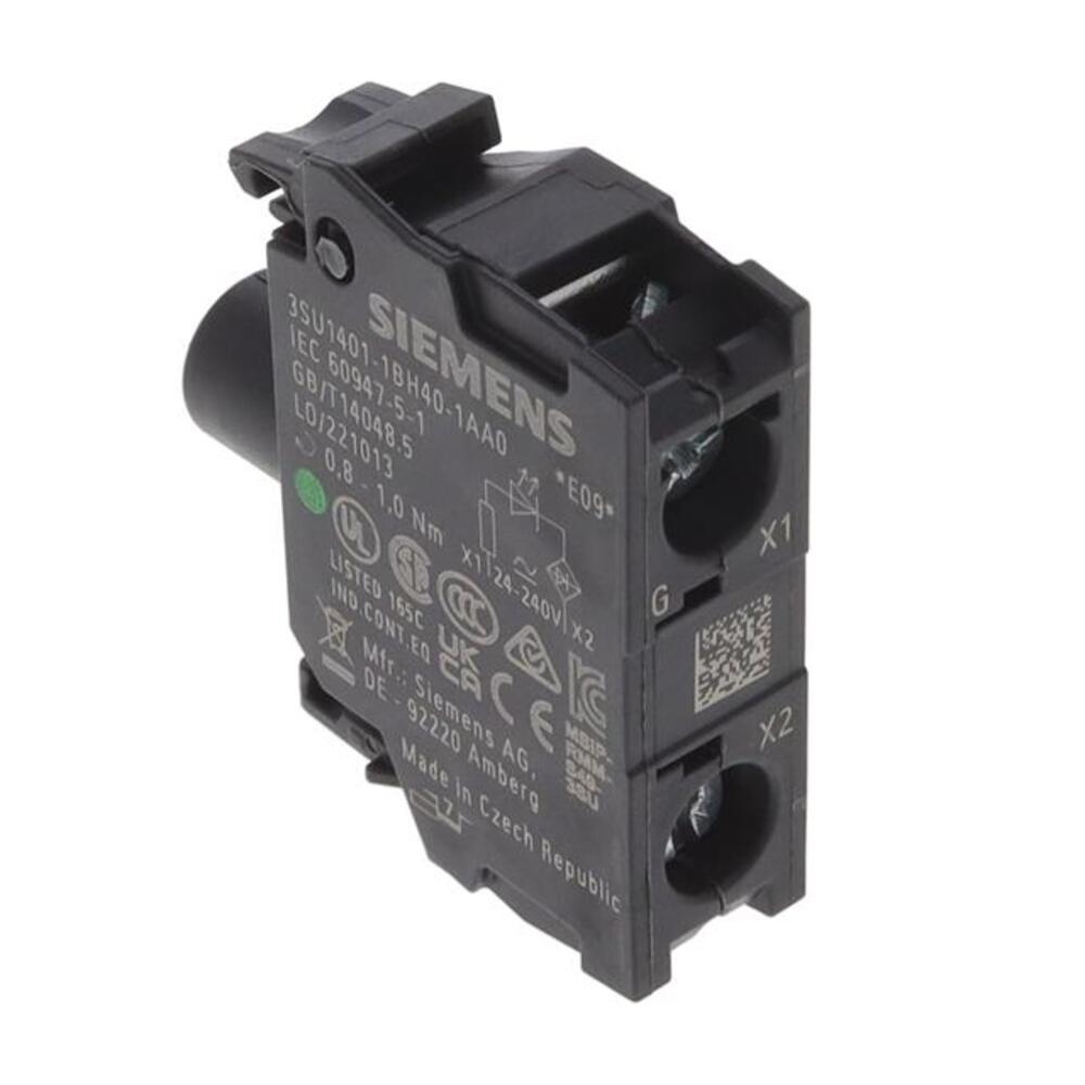 PORTALAMPARA CON LED AMARILLO 120VCA 3SB34001QA