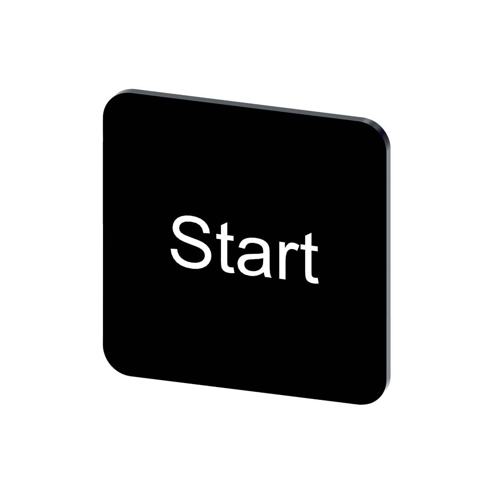 PLACA IDENTIFICACION ARRANQUE 3SB39061EL A7B93000000403 SIEMENS