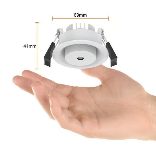 LUMINARIO INT EMPOTRADO LED 3W 30K BLANCO DIRIGIBLE