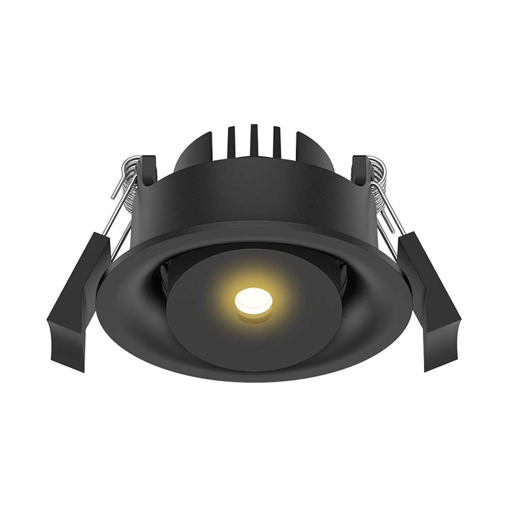 LAMPARA LED TIPO DOWNLIGHT EMPOTRABLE DE 3 W COLOR NEGRO ALSCIA II 3YDLED1065MV30N TECNOLITE.