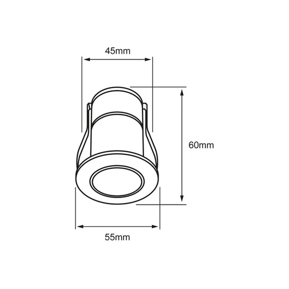 INT EMP LED 3W100-240V150LMIP6203000K B FORAMEN III TECNOLITE ***TECNOLITE HAE***