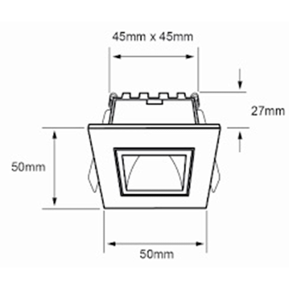 LAMPARA EMPOTRAR SMART 3W. LED LUZ SUAVE CALIDA ATENUABLE COMPATIBLE APP MOVIL Y ASISTENTE VOZ BLANCO LUCIDA I ***TECNOLITE HAE***