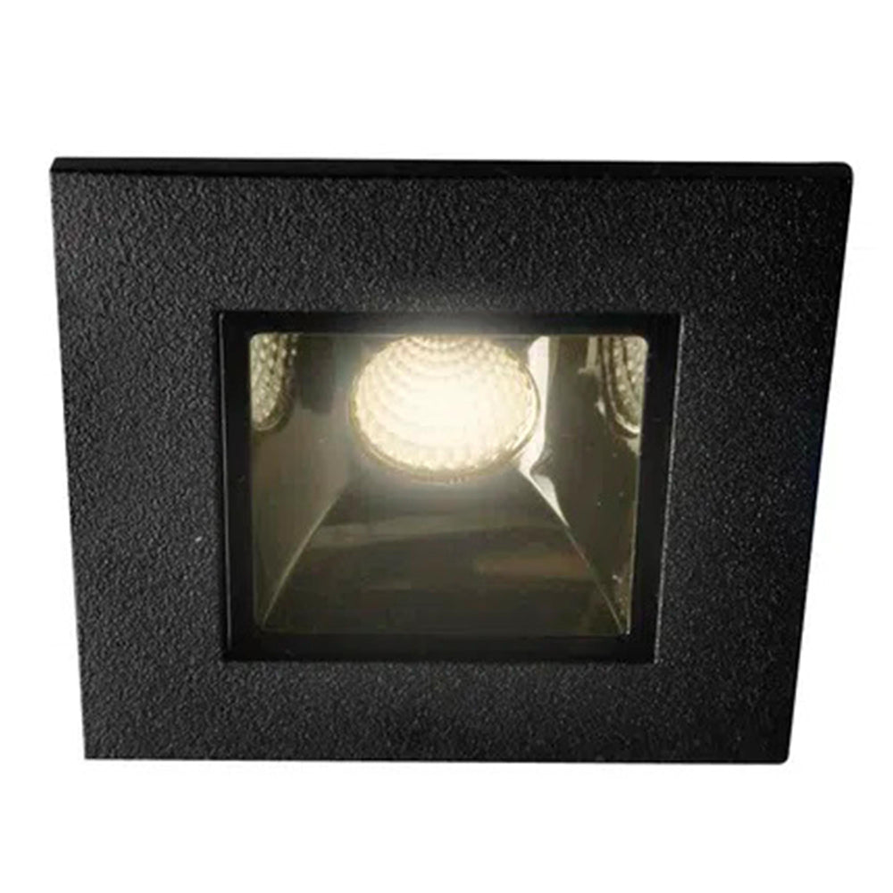 LÁMPARA EMPOTRABLE LED TECNOLITE LUCIDA I SMART 3W LUZ SUAVE CÁLIDA ATENUABLE COMPATIBLE CON APP MÓVIL Y ASISTENTES DE VOZ NEGRO ***TECNOLITE HAE***