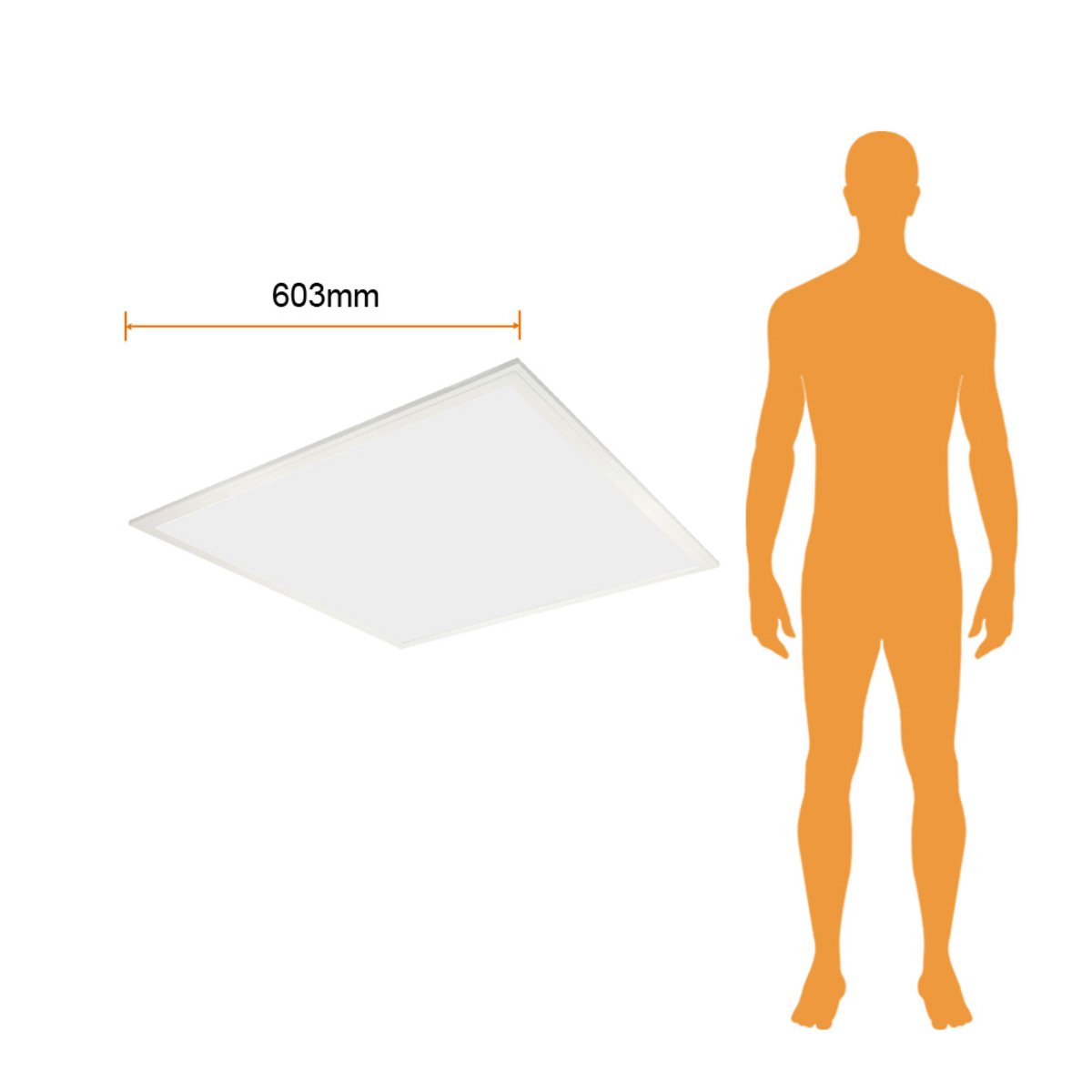 PANEL DE LED 60X60CM 40W 127V LUZ DE DIA 3000LM MCA TECNOLITE ***NO INCLUYE KIT DE SUSPENSION***