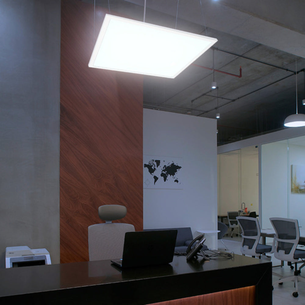 PANEL LED DOMUS IV TECNOLITE PARA SUSPENDER O EMPOTRAR 40W LUZ DE DÍA LED INTEGRADO ***NO INCLUYE KIT DE SUSPENSION***