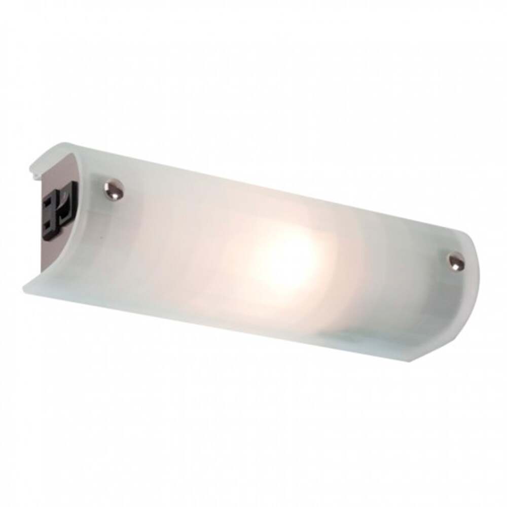 ARBOTANTE BARRA BAÑO 1 LUZ 40W MAX CON APAG CONTA CRISTAL OPALINO CALUX