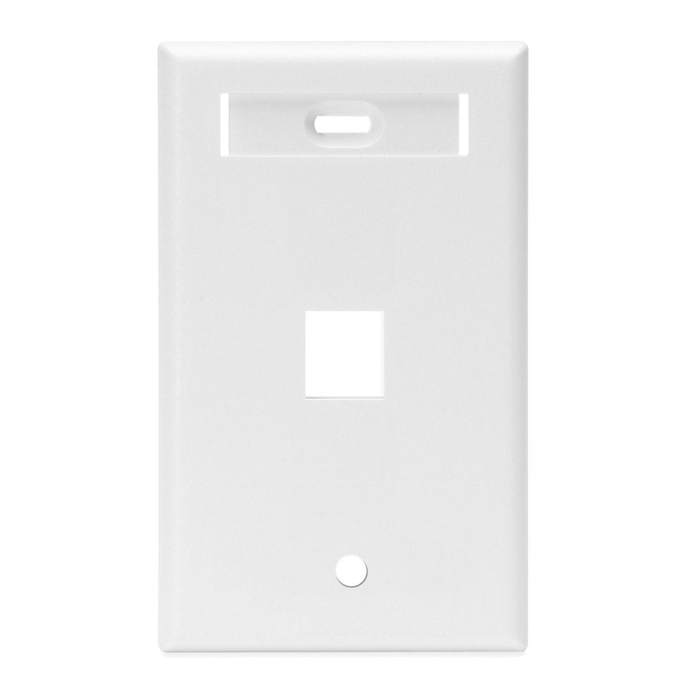 PLACA LEVITON QUICKPORT 1 MÓDULO BLANCO
