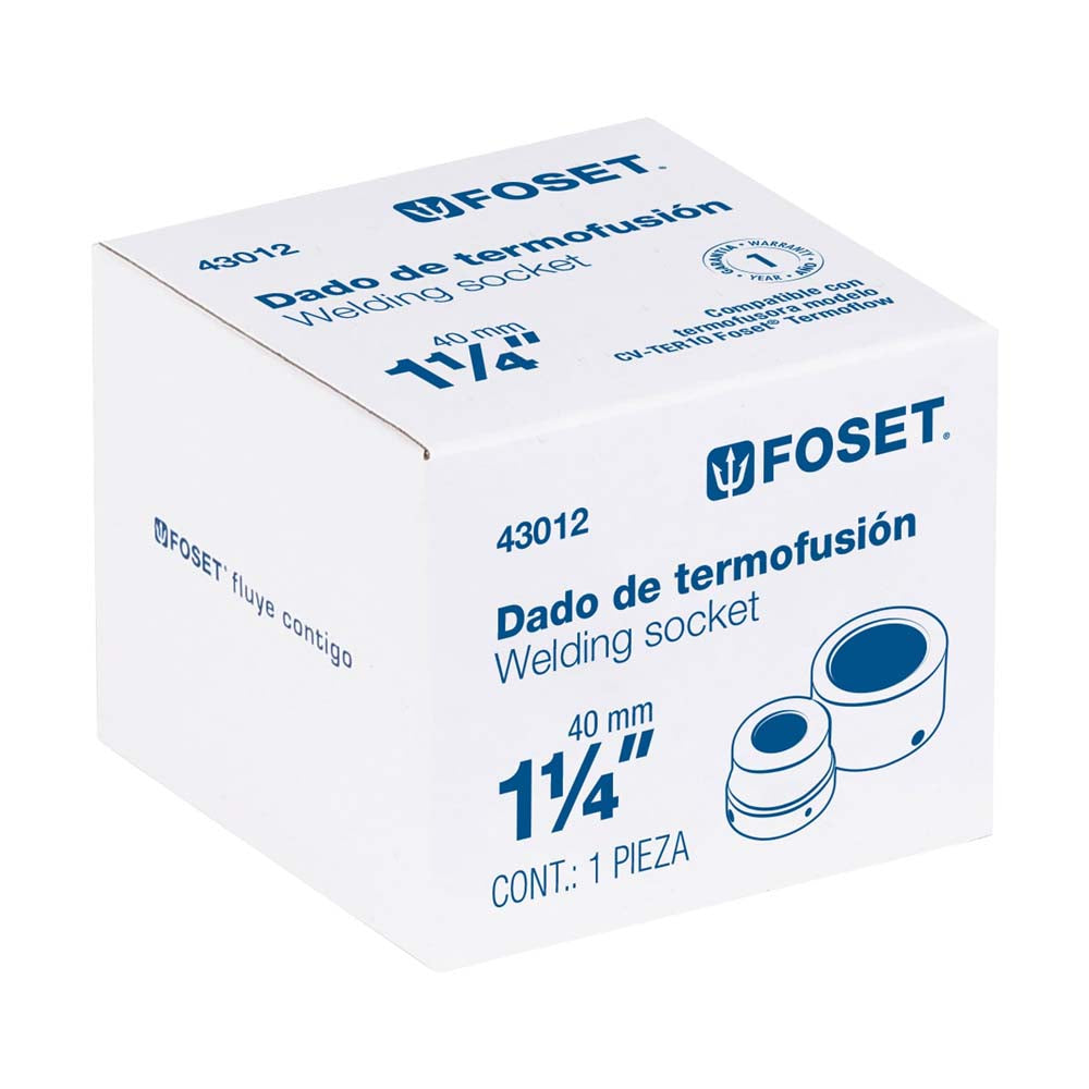 DADO PARA TERMOFUSORA DE 40 MM CV-D4 FOSET