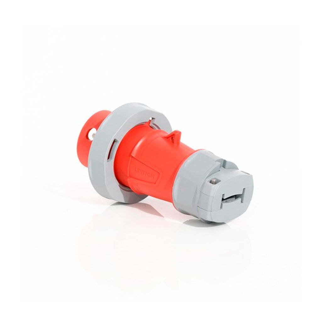 CLAVIJA PIN & SLEEVE 30A 480V de 3F, 3P, 4W IP66/IP67/IP68/IP69K SERIE LEV ROJO RANGO AMERICANO 430P7WLEV LEVITON