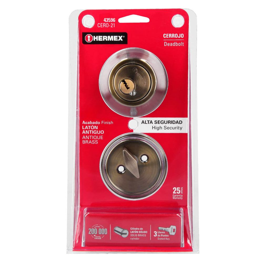 CERROJO LATON ANTIGUO MARIPOSA MCA TRUPER HERMEX *** SIMILAR 43591 ***