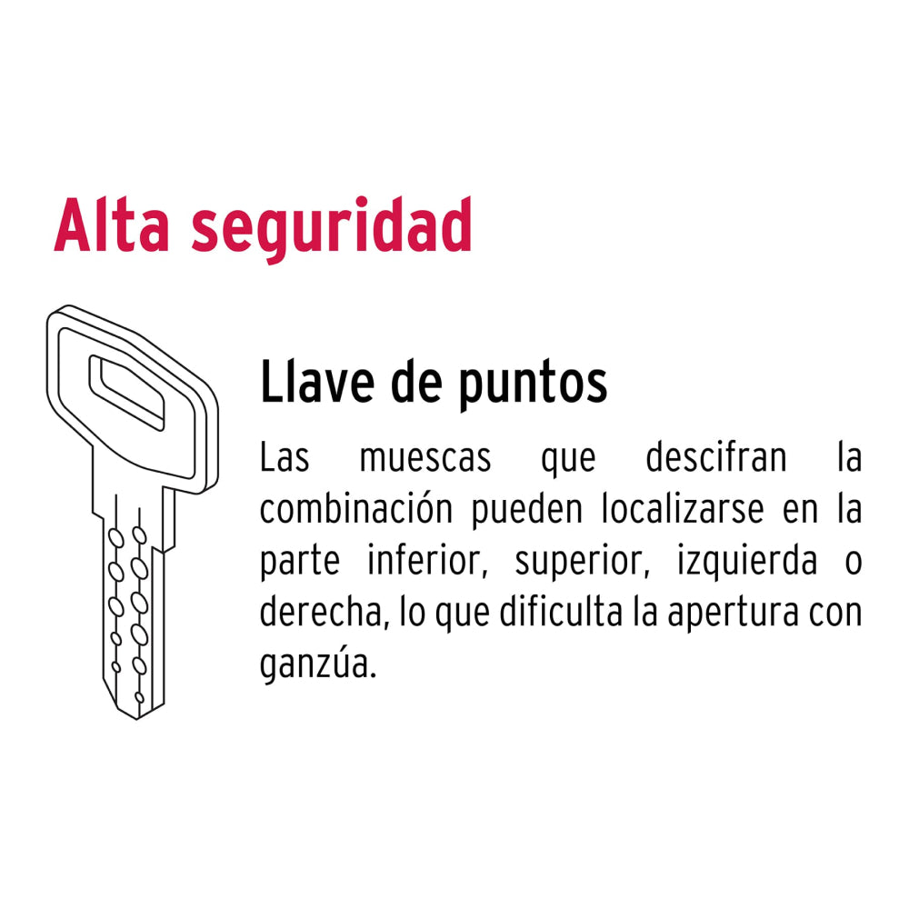 CERROJO LATON ANTIGUO DOBLE CILINDRO MCA TRUPER HERMEX *** SIMILAR 43602 ***