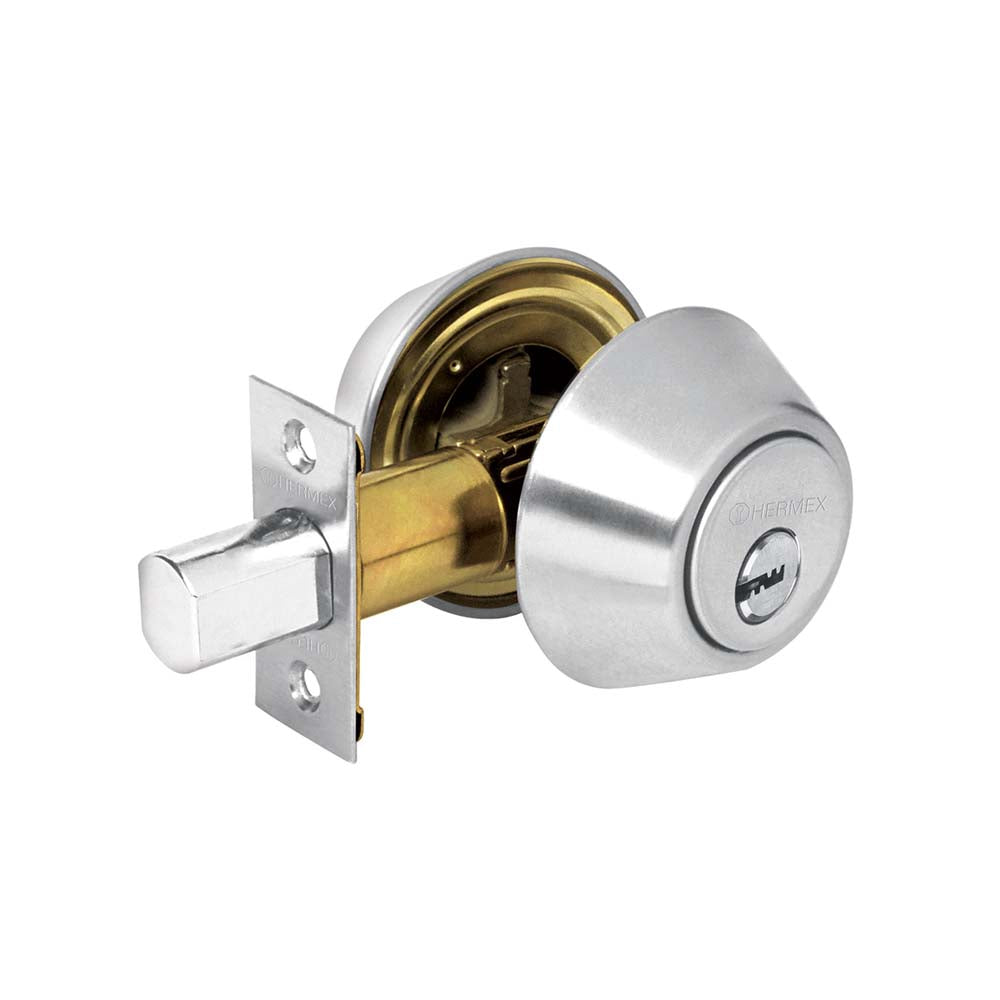 CERROJO CROMO MATE MARIPOSA MCA TRUPER HERMEX