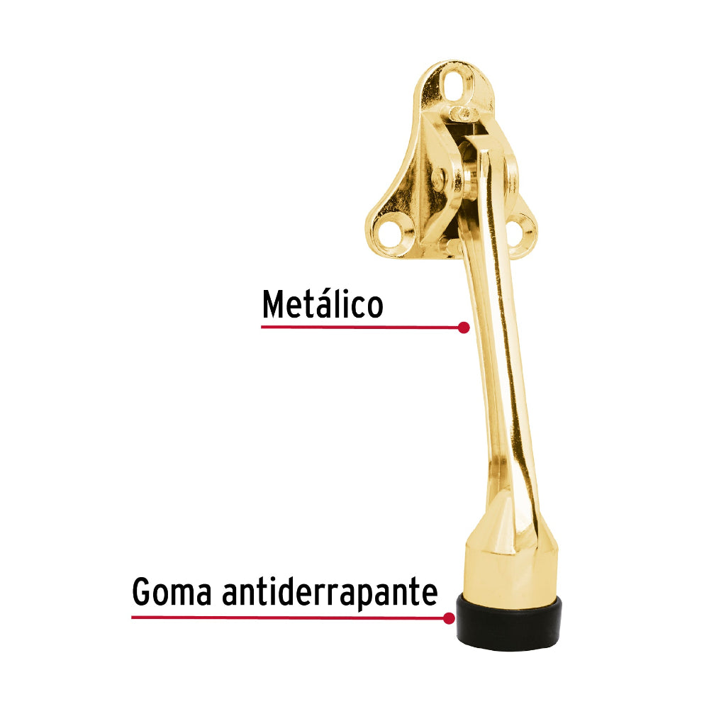 FIJA PUERTA ACABADO DE LATON MCA TRUPER HERMEX