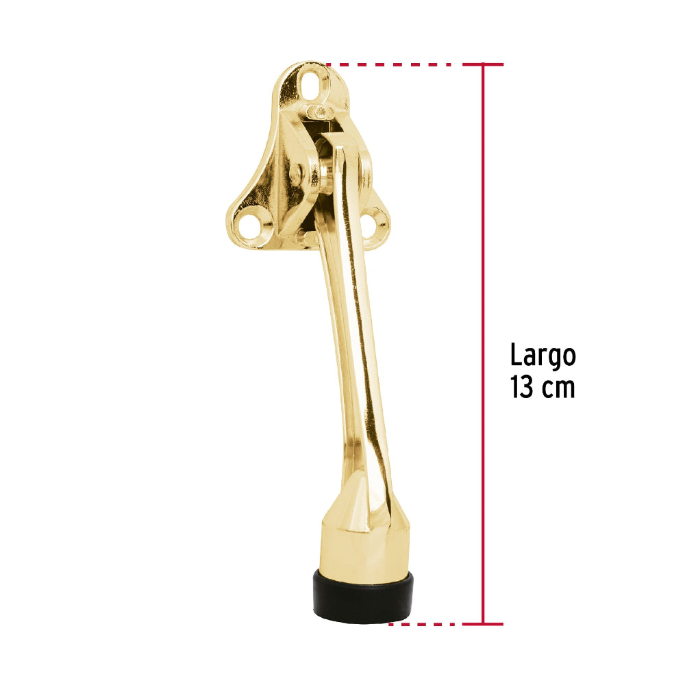 FIJA PUERTA ACABADO DE LATON MCA TRUPER HERMEX