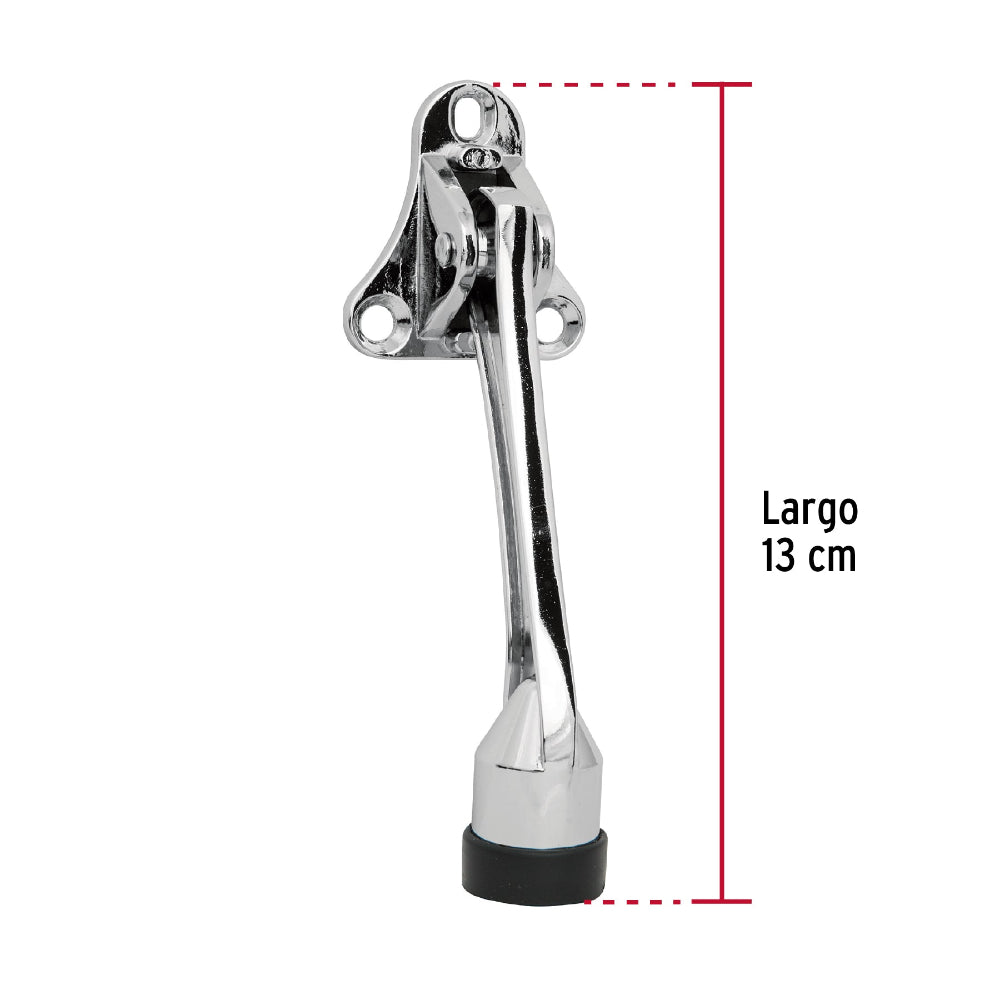 FIJA PUERTA ACABADO DE CROMO MCA TRUPER HERMEX