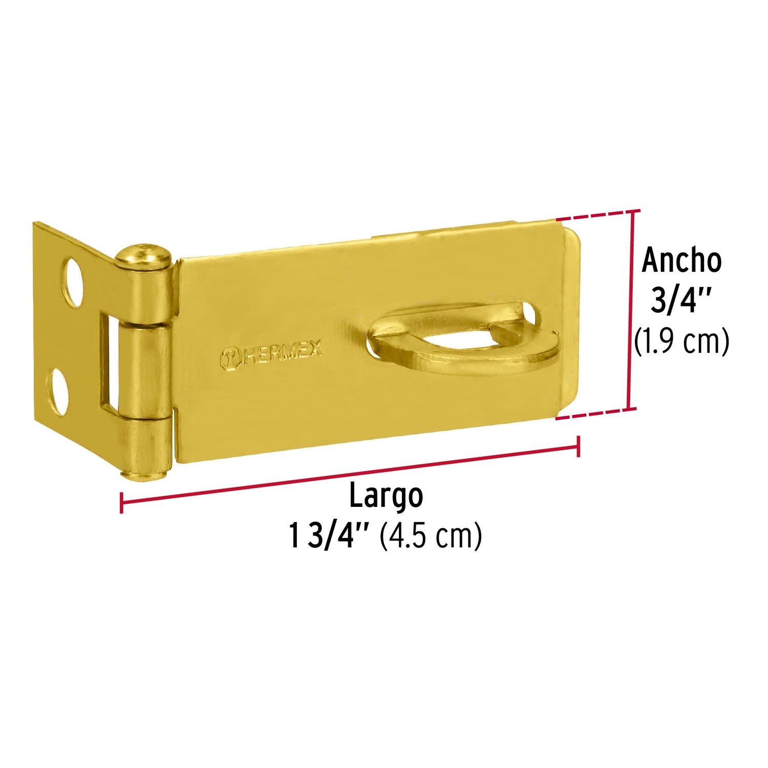 PORTACANDADO LATONADO 1-3/4" MCA TRUPER HERMEX