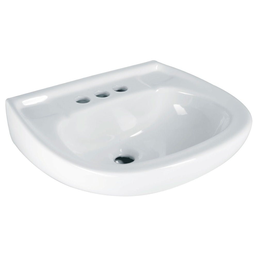 LAVABO CERAMICO CON REBOSADERO BLANCO MUBA-10B TRUPER FOSET