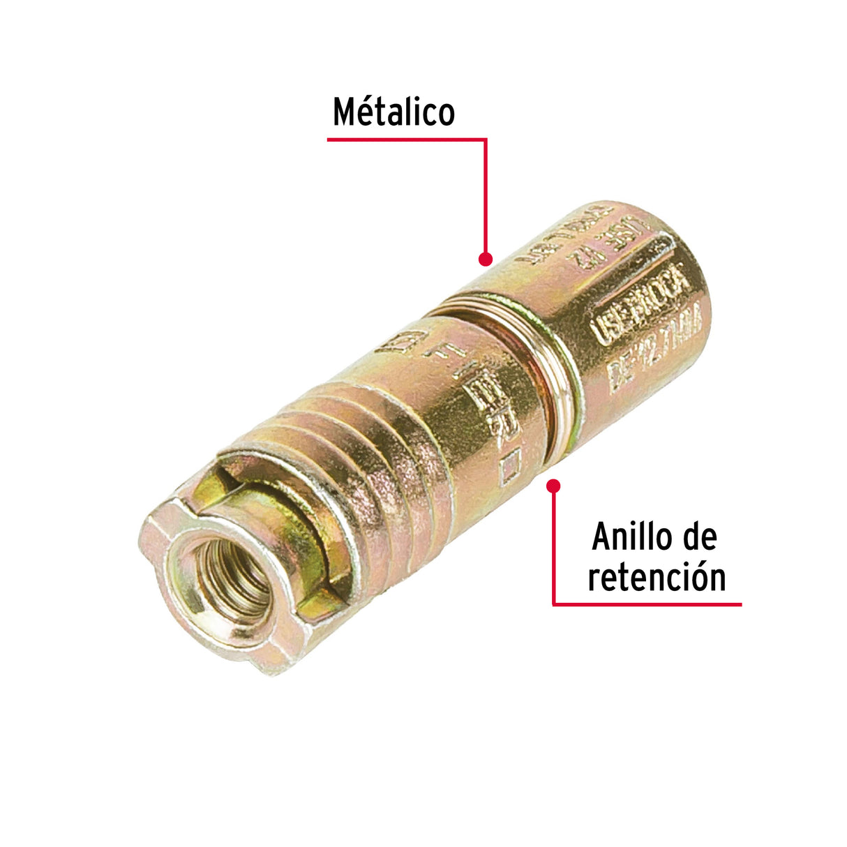 TAQUETE DE EXPANSION 1/4" S/TORNILLOS TAE-1/4 44362 TRUPER