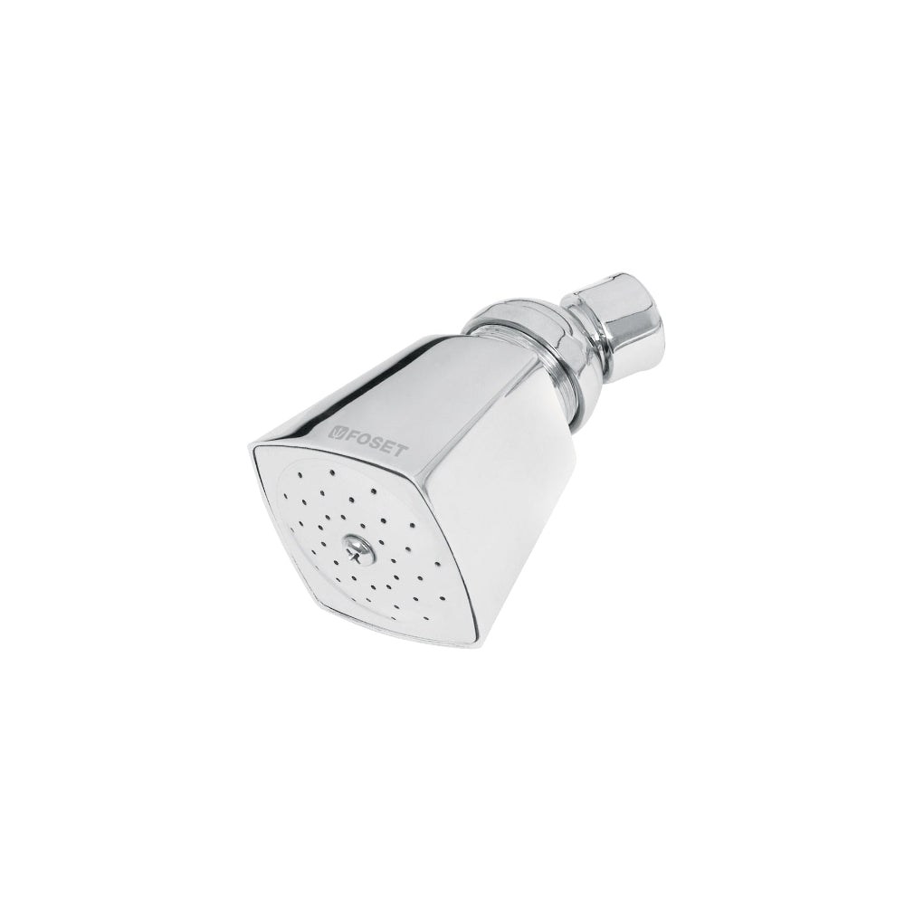 REGADERA CUADRADA METALICA SIN BRAZO CROMO 2" FOSET AQUA