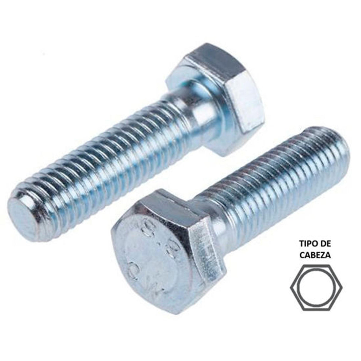 TORNILLO ACERO GALVANIZADO TIPO MAQUINA 1/4X3" TRUPER FIERO