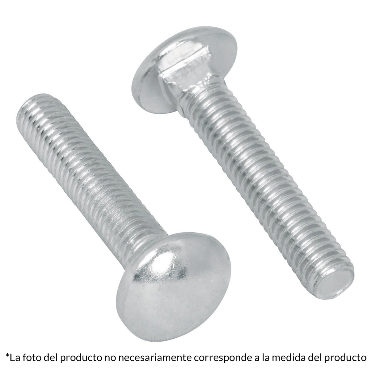 TORNILLO TIPO COCHE GALVANIZADO 1/4 X 1/2" TRUPER FIERO