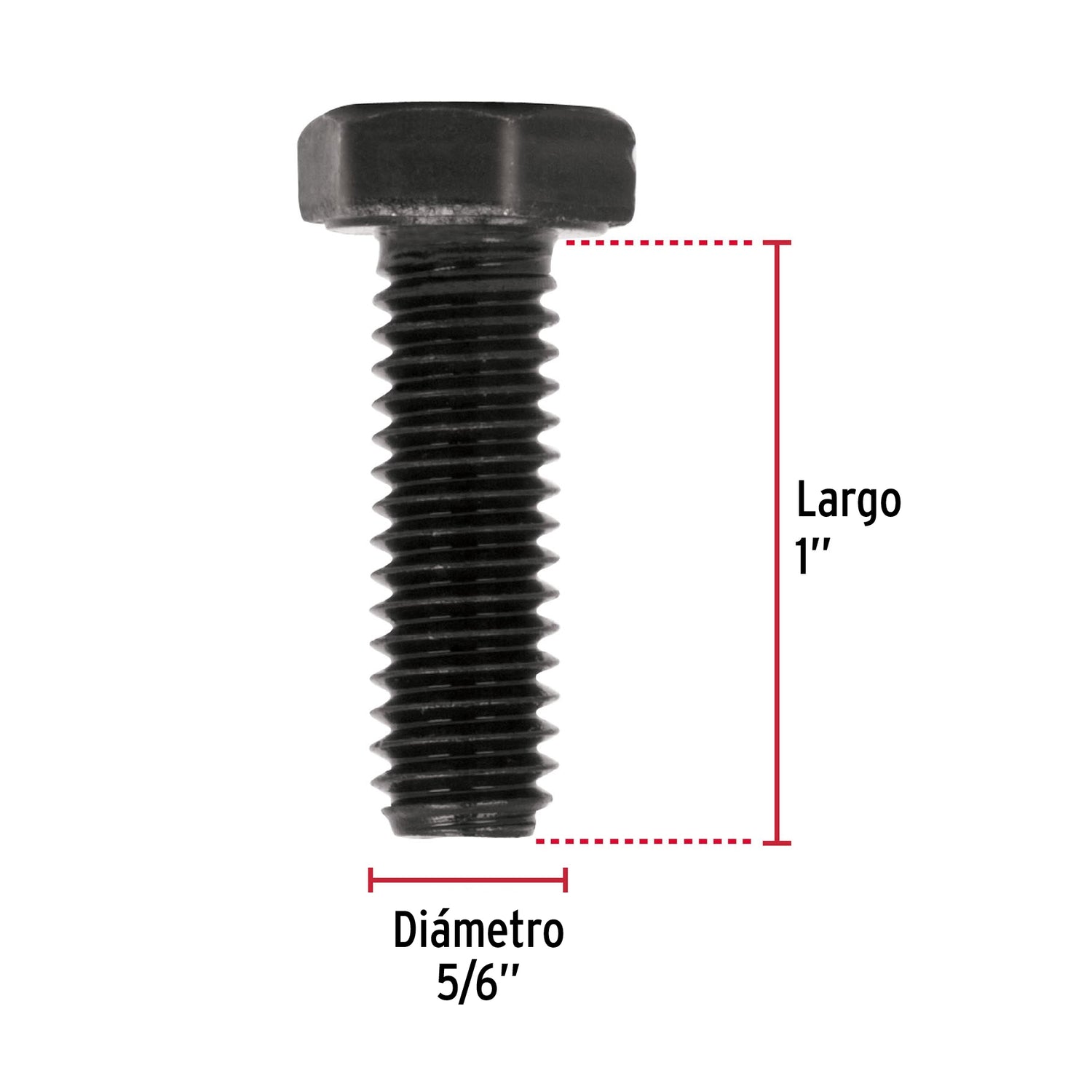 TORNILLO GRADO 5 5/16 X 1" TRUPER FIERO