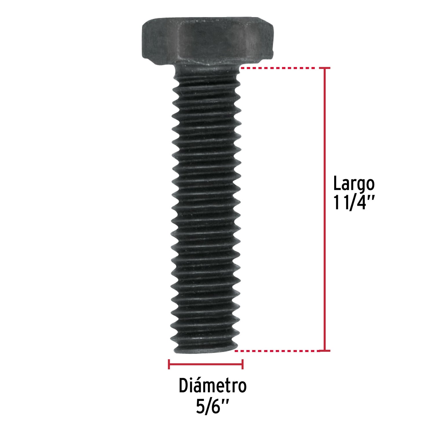 TORNILLO GRADO 5 5/16 X 1-1/4" TRUPER FIERO