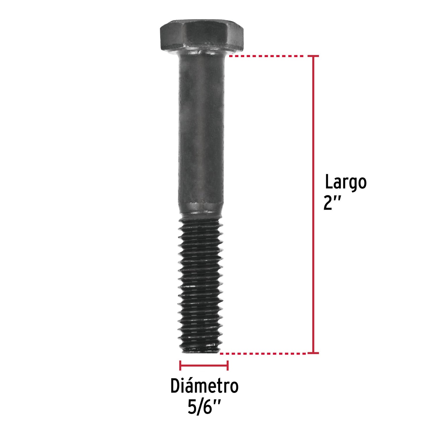 TORNILLO GRADO 5 5/16 X 2" TRUPER FIERO